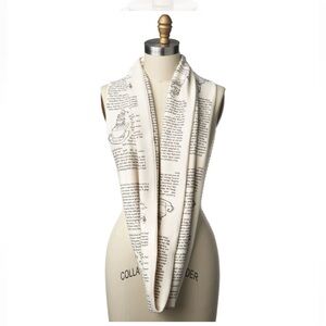 STORIARTS ALICE IN WONDERLAND BOOK SCARF